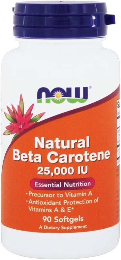 Now Foods - Beta Carotene (Natural) D. Salina with Mixed Carotenoids 25000 IU - 90 Softgels 2