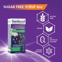 Sambucol Sugar-Free Black Elderberry Syrup - Sambucus Elderberry Syrup for Adults Immune Support, Elderberry Liquid, Elderberry Extract - 4 Fl Oz 4