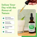 PELLA NUTRITION Sea Moss Organic Liquid Drops | Drops of Nature Green Tea Extract | Bundle 6