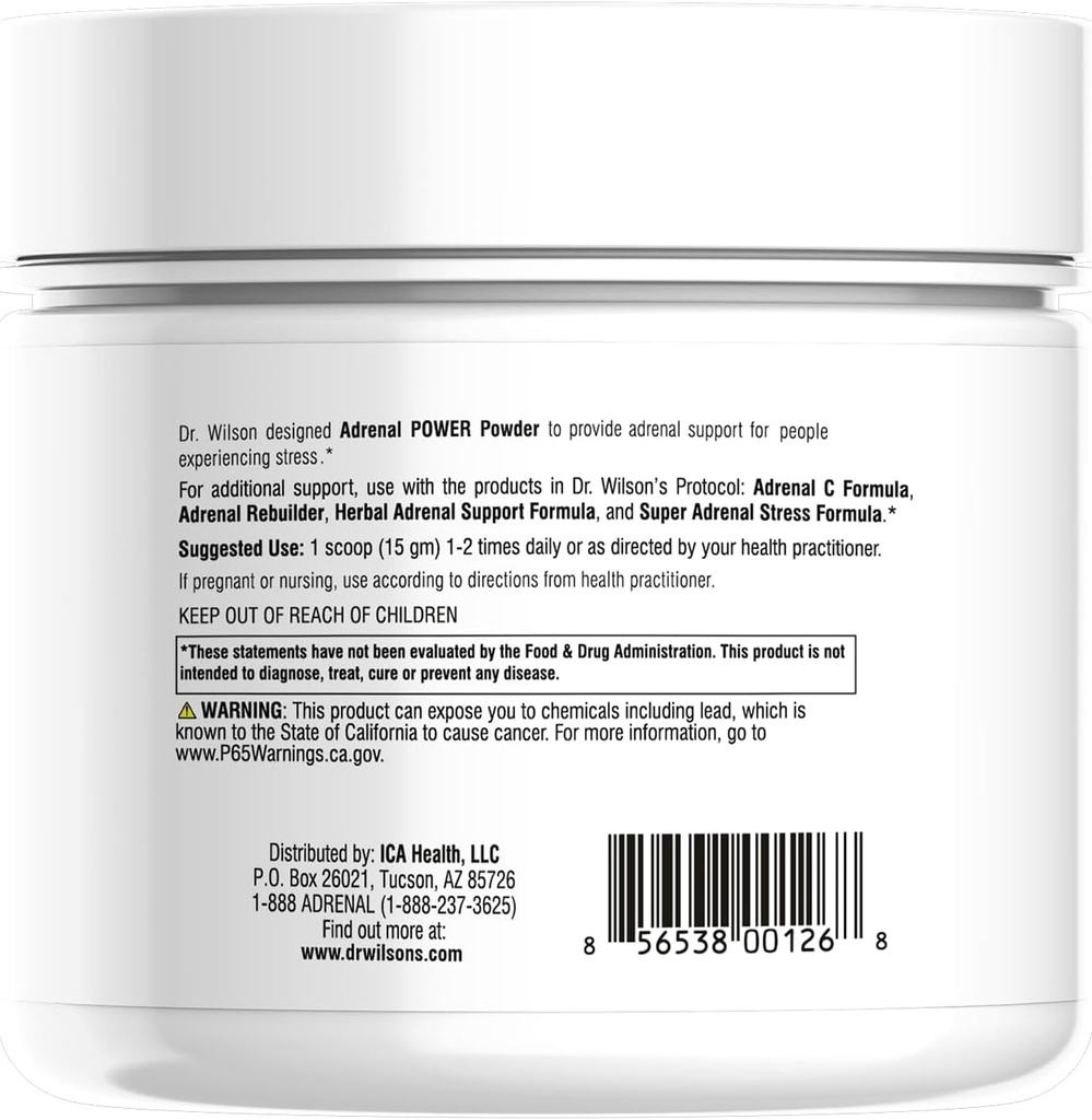 Dr. Wilson's Adrenal Power Powder 450 gram Powder 3