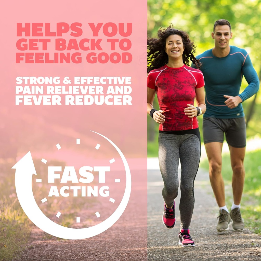 Genexa Clean Acetaminophen 500mg Extra Strength, Dye Free Pain Reliever Fever Reducer, 0% Artificial Additives, Pain Medicine for Adults, Relieves Headache, Backache, Minor Arthritis Pain, 50 Tablets 5