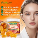Liposomal L-lysine Gummies 1200mg, Lysine Chewable Supplement with Vitamin C, D3, B12 & Zinc for Adults & Kids, Immune & Collagen Support, Lips & Skin Health, Vegan, Natural Fruit Flavor, 60CT 4