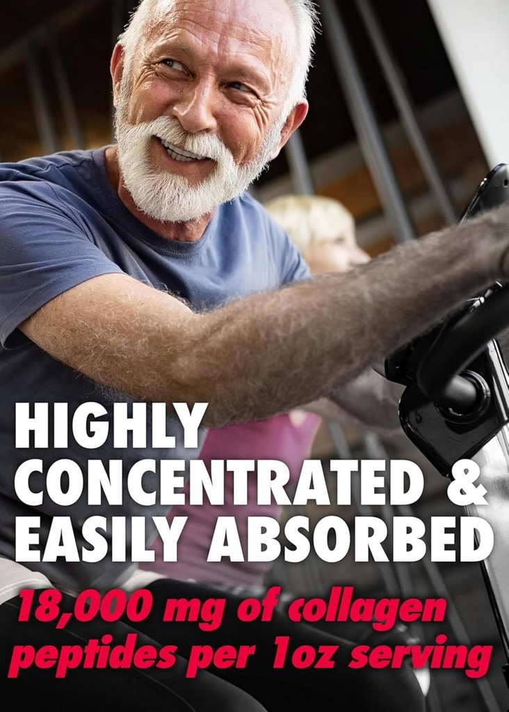 HEALTH DIRECT AminoSculpt Sugar-Free Collagen Supplement - High Potency Medical-Grade Protein for Hair, Skin, Nails & Joints, Grass-Fed, Non-GMO, Liquid Collagen - Tart Cherry - 30 Fl Oz 4