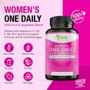 Pure By Nature One-Daily Multivitamin for Women, Immune Support Supplement with Non-GMO Ingredient, Vitamin & Minerals for Energy, 60 Veggie Capsules 3
