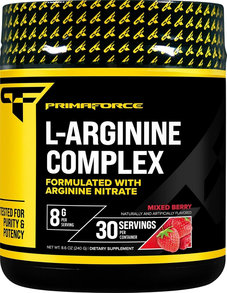 Primaforce L-Arginine Complex Powder (30 Servings Per Bottle | Peach Mango) Powerful Protein Building Supplement for Maximum Gains 6