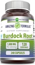 Amazing Formulas Burdock Root Supplement | 1000 Mg per Serving | 240 Capsules | Non-GMO | Gluten-Free | Made in USA 2