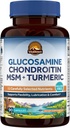 Vitalitown Glucosamine Chondroitin MSM, Turmeric, Collagen, Hyaluronic Acid, Boswellia, Quercetin, 11-in-1 Formula, Glucosamine Sulfate 1500 mg, No Shellfish, Flexibility & Comfort, 180 Caps 2