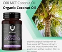 C60 Oil Capsules | Age-Defying Vitality and Antioxidant Support | 99.99% Pure Solvent Free C60 | Organic Oil | Vegan Friendly | Superior Customer Service (Coconut Oil) 4