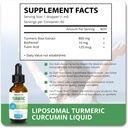 Turmeric Liquid Supplements - Turmeric Curcumin with Black Pepper Extract - Highest Potency 800mg - Antioxidant - Tumeric Supplements w/Bioperine - Non-GMO - 2 Fl Oz 4