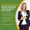 Doctor's Recipes Moringa 11,000 mg Strength, Complete Green Superfood, Natural Antioxidant Support, Non-GMO, 90 Vegan Caps, No Caffeine Soy Gluten 4