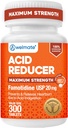 WELMATE - Famotidine Acid Reducer, 20mg - Maximum Strength - Heartburn Relief - Acid Indigestion - Stomach Relief - Works in 15 Minutes, 12 Hour Relief - Generic Medication - Value Size - 300 Tablets 2