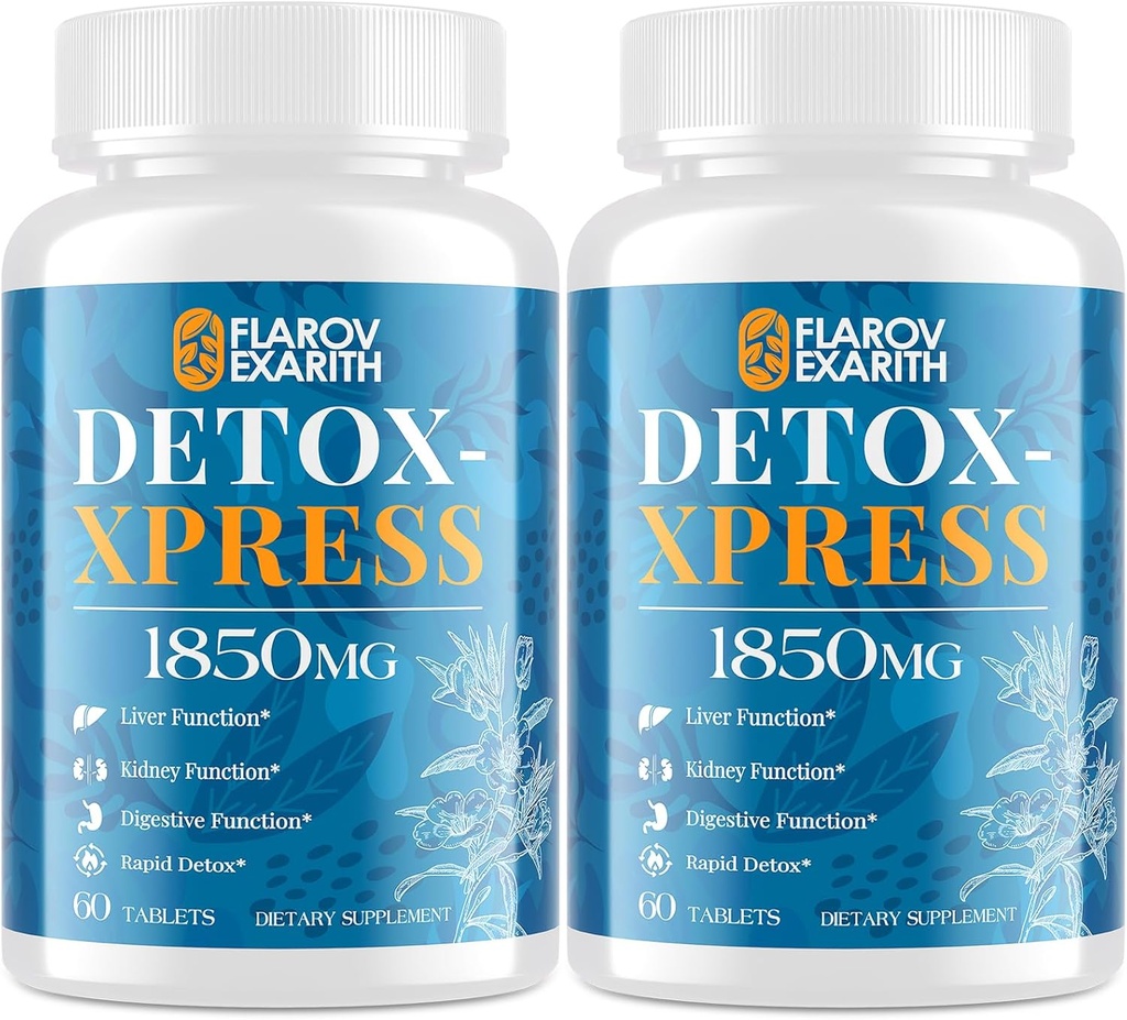 Canna Cleanse, Liver Cleanse Detox & Repair Chewable Tablets, Milk Thistle Supplement, Fast-Acting Body Detox for Women & Men, Toxin Flush for Liver, Kidney, Digestion & Metabolism, 120 Tablets 2
