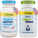 HEAL-N-SOOTHE Natural Cleanse Supplement Proteolytic Enzyme and Natural Digestive Health Supplement 2