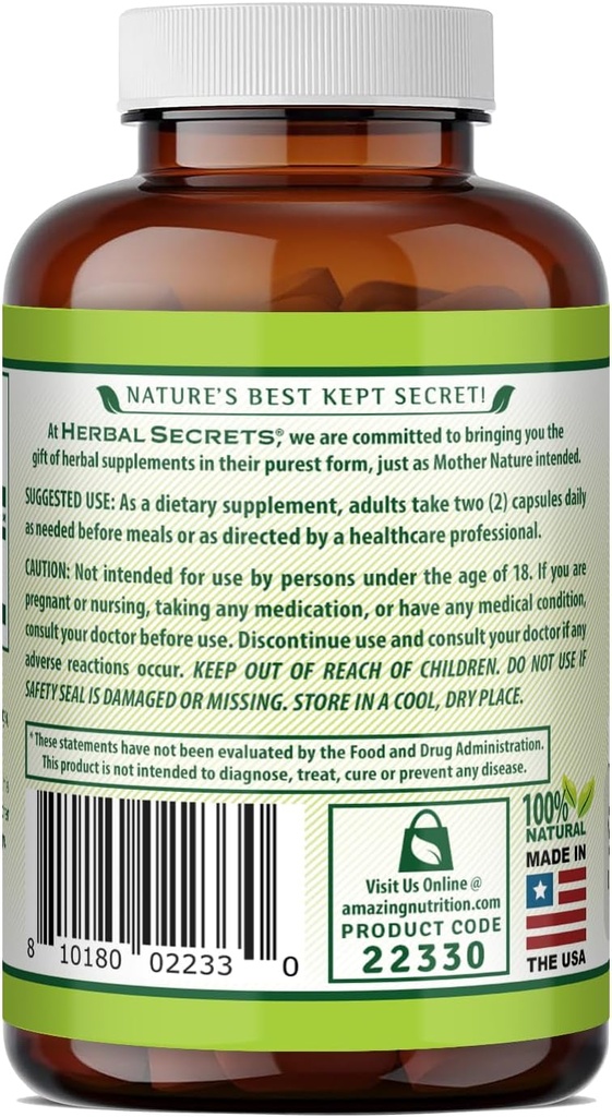 Herbal Secrets Cranberry Extract 475 Mg 120 Capsules 4