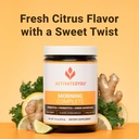 ACTIVATEDYOU Morning Complete Daily Wellness Greens Superfood Drink Mix for Gut Health w/Prebiotics, Probiotics, Antioxidants, Green Superfoods, 10 Billion CFUs (3 Pack, Citrus Medley) 3