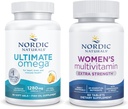 Nordic Naturals Starter Pack - Women's Multivitamin Extra Strength, Ultimate Omega 2