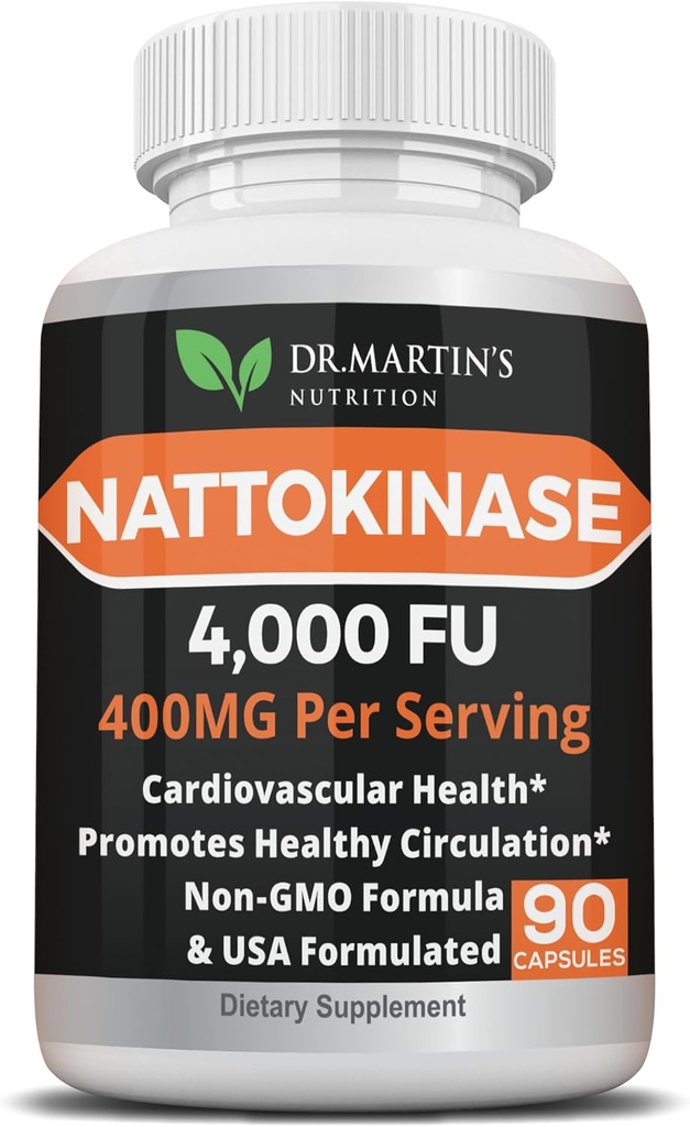 Pure 4,000 FU Nattokinase Supplement | 400mg Authentic Japanese Natto Extract | for Cardiovascular & Heart Health, Blood Circulation | Helps Maintain Healthy Blood Flow | Immune System | 90 Capsules 2