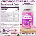 Sugar Free Calcium Gummies 120 Counts & Digestive Enzymes Gummies 60 Counts 6