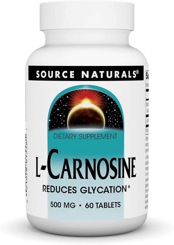Source Naturals L-Carnosine 500mg - 60 Tablets 2