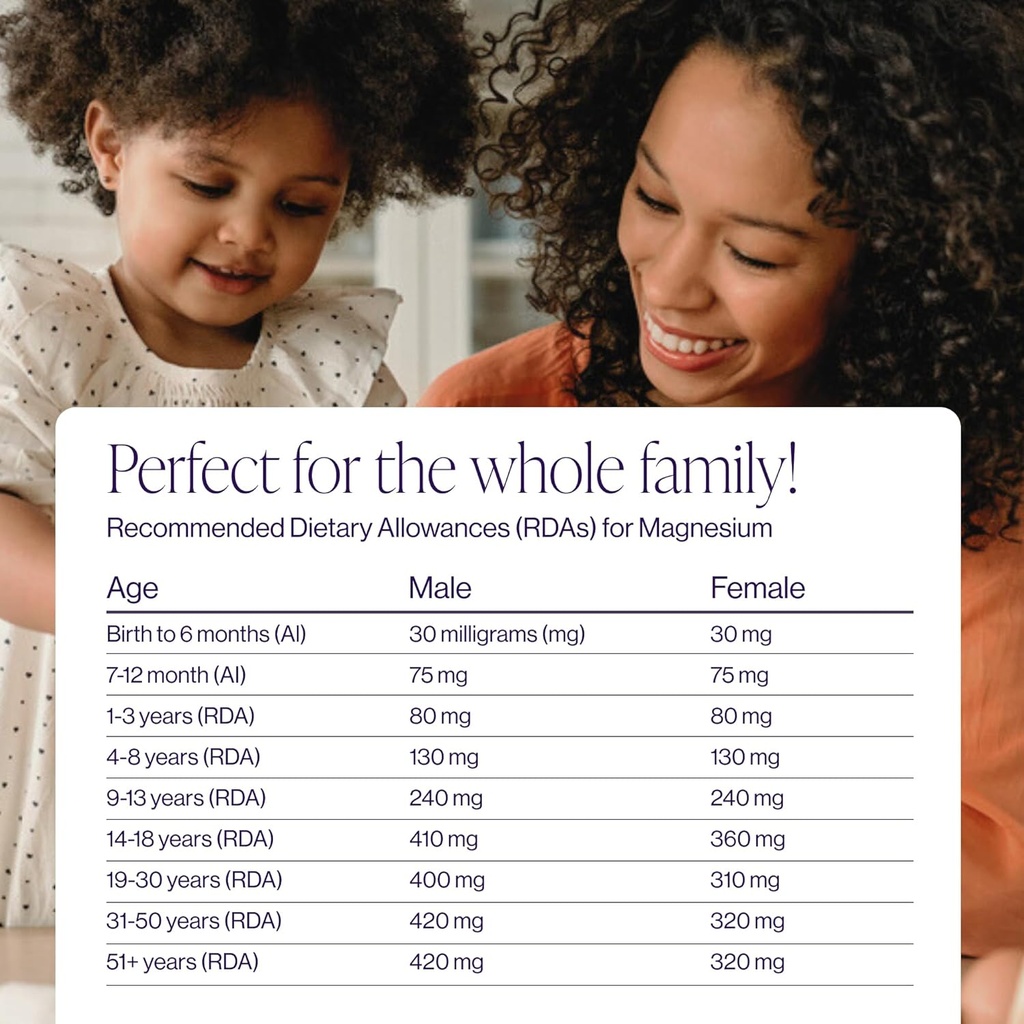 Pure Magnesium Citrate Powder to Support Sleep, Muscle & Bone Health, Energy, Heart & Digestion. Unflavored Magnesium Powder Drink Mix, Vegan, 60 Servings 5