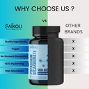 Potassium Supplement 1020mg High Absorption Potassium Bicarbonate- 120 Capsules Supports Electrolyte Balance, Kidney and Bone Health 5