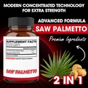 agobi Saw Palmetto Supplement with Maca Root - High Extract Support for Hair Health, Restful Mood & Energy Support - 150 Veggie Capsules 3