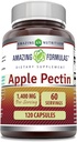 Amazing Formulas Apple Pectin 1400 Mg Supplement | Capsules | Non-GMO | Gluten-Free | Made in USA (1 Pack | 120 Count) 2