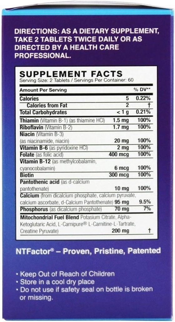 Nutritional Therapeutics - Healthy Aging w/NT Factor - 120 tablets by Nutritional Therapeutics 3