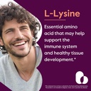 BESTVITE Filler-Free L-Lysine 500mg (240 Veg Capsules) - Vegan - No Stearates or Fillers - Non GMO - Gluten Free - No Dicalcium Phosphate - Amino Acid Supporting Skin, Lip & Immune Health* 3