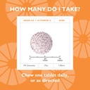 Celebrate Vitamins Iron Supplement with 60mg Iron & Vitamin C – Berry Chewables for Bariatric Patients, Gastric Bypass & Sleeve Gastrectomy Support – 30 Tablets for Post-Surgery Health Maintenance 5