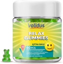 Validus Premium Stress Relief Gummies – 5-HTP 200mg & SAM-e 25mg Helps to Reduce Stress & Relaxation - Vitamin Support | Apple Flavor Gummies, Mood & Calm Supplement, Non-GMO, 60 Vegan Gummies 2
