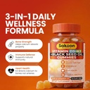 Sakoon nutrition 5000 IU Vitamin D3 K2 Vitamin Supplement with Black Seed Oil for Bone, Teeth, Muscle, and Immune Defense Support, Non-GMO and Gluten Free, 60 Gummy Chewables 4