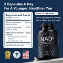 HPN NAD3 Clinical NAD+ Booster, Cellular Health & Natural Energy - NAD Supplement for Healthy Aging, Metabolic Support, NRF2 & Longevity, Nicotinamide Riboside & NMN Alternative, 240ct, 120-Day Supply 3