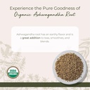 Starwest Botanicals Organic Ashwagandha Root for Women & Men - Dried Herb for Tea, Capsules, & Natural Herbal Blends, Cut & Sifted, Certified Kosher, Non-GMO - Bulk 1 lb Bag 3
