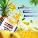 Alpha Lipoic Acid 600mg Gummies, Sugar Free Chewable ALA Supplement for Antioxidant & Nervous System Support, Brian & Skin Health, Pineapple Flavor, 120 Count 5