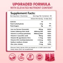 Vegan Iron Supplement for Women, with Vitamin A, C, B6, B12, Folate and Zinc, Energy Boost, Sugar Free, No After Taste - Delicious Cherry Flavor, 60 Count 3