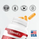 B-Complex, Vitamin B1 B2 B3 B6 B12, New Formula for Max Vitality & Sustained Energy Support,Energy Boost, Nervous System Support, with Vitamin C, Choline, Folate, 60 Capsules 4