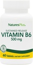 NaturesPlus Vitamin B6 (Pyridoxine HCI), Sustained Release - 500 mg, 60 Vegetarian Tablets - Energy & Metabolism Booster, Memory, Mood, Immune Support Supplement - Gluten-Free - 60 Servings 2