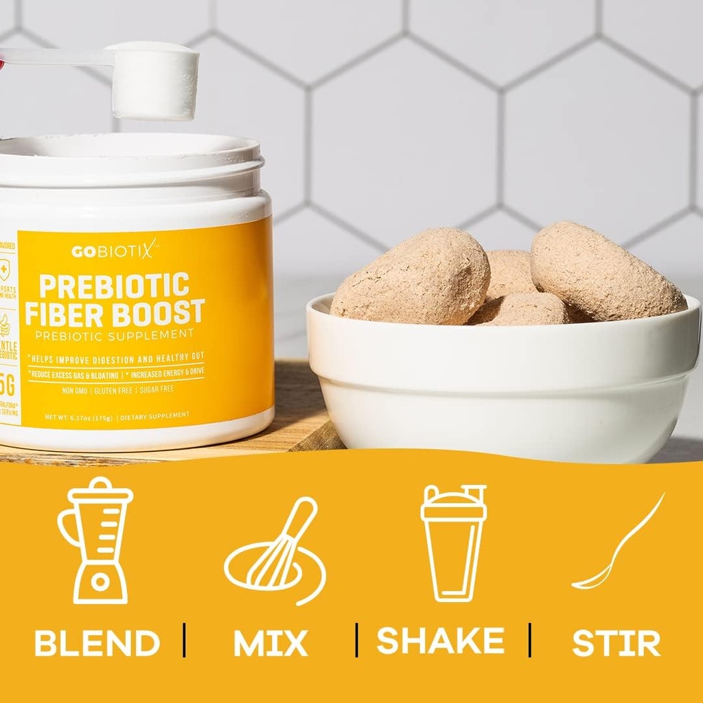 GOBIOTIX Detox & Fiber Supplement Bundle - Prebiotic Fiber Powder & Detox Support - Promotes Digestive Health, Gut Cleansing, and Regularity - Keto, Vegan, Gluten-Free 5