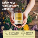 HERBAMAMA Boswellia Turmeric and Mullein Leaf Capsules Kit - Bundle of 2100 mg Boswellia Turmeric & 1200 mg Mullein Leaf Capsules - Vegan, Non GMO, Gelatin-Free - 2 Pack 3