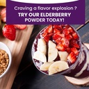 AKI Elderberry Powder | Nourish Your Body with Ideal Vitamins & nutrients | Powder for Smoothies Oatmeal Yougurt - Non-GMO 5.30 Oz / 150 g 6