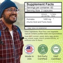 Fulvic Humic Mineral Blend of Plant-Sourced Trace Minerals, Electrolytes, Gut Health, Cognitive & Immune Support, Pure Vitality Formula for Strength - - 120 Capsules 6