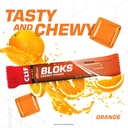 CLIF BLOKS - Orange Flavor with Caffeine - Energy Chews - Non-GMO - Plant Based - Fast Fuel for Cycling and Running - Quick Carbohydrates and Electrolytes - 2.12 oz. (18 Count) 5