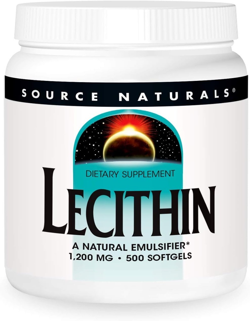 Source Naturals Lecithin 1200 mg, A Natural Emulsifier - 500 Softgels 2