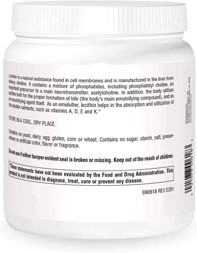 Source Naturals Lecithin 1200 mg, A Natural Emulsifier - 500 Softgels 3