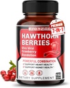 7 in 1 Ultra Hawthorn Berry with Uva Ursi Dandelion Cranberry Apple Cider Vinegar - Heart, Kinney Health Support 2