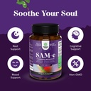 Bundle of Pure SAM E Supplement 150mg - Nootropic Same 150mg Per Serving for Memory & Brain Support and Free Form L Tyrosine 500mg for Mental Energy & Focus Support - Amino Acid Nootropic Supplement 5