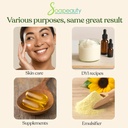 SUNFLOWER LECITHIN Liquid Oil | Cold Pressed Unrefined | USP Grade Unbleached 100% Pure Natural Sunflower Lecithin Oil | Skin Moisturizer, Soap Making, Lotion | 64 fl oz 4