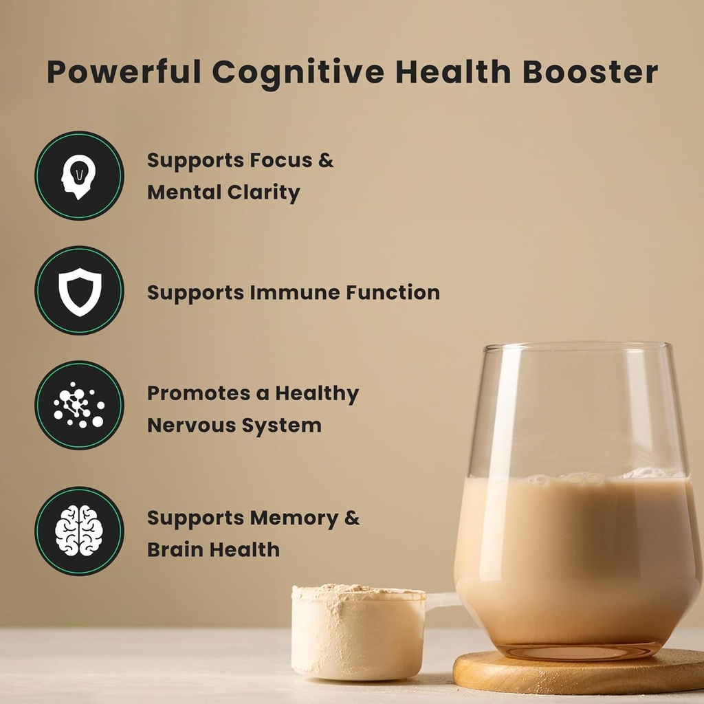 NutraChamps Greens Super Food Powder & Lion's Mane Powder 6