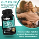 Colon Cleanser Detox & Kidney Cleanse - 15 Day Colon Cleanse Pills with Ginger & Kidney Detox Support Supplement Cranberry - Bowel Movement Supplements for Intestinal Stomach Bloating Gut & Kidneys 5